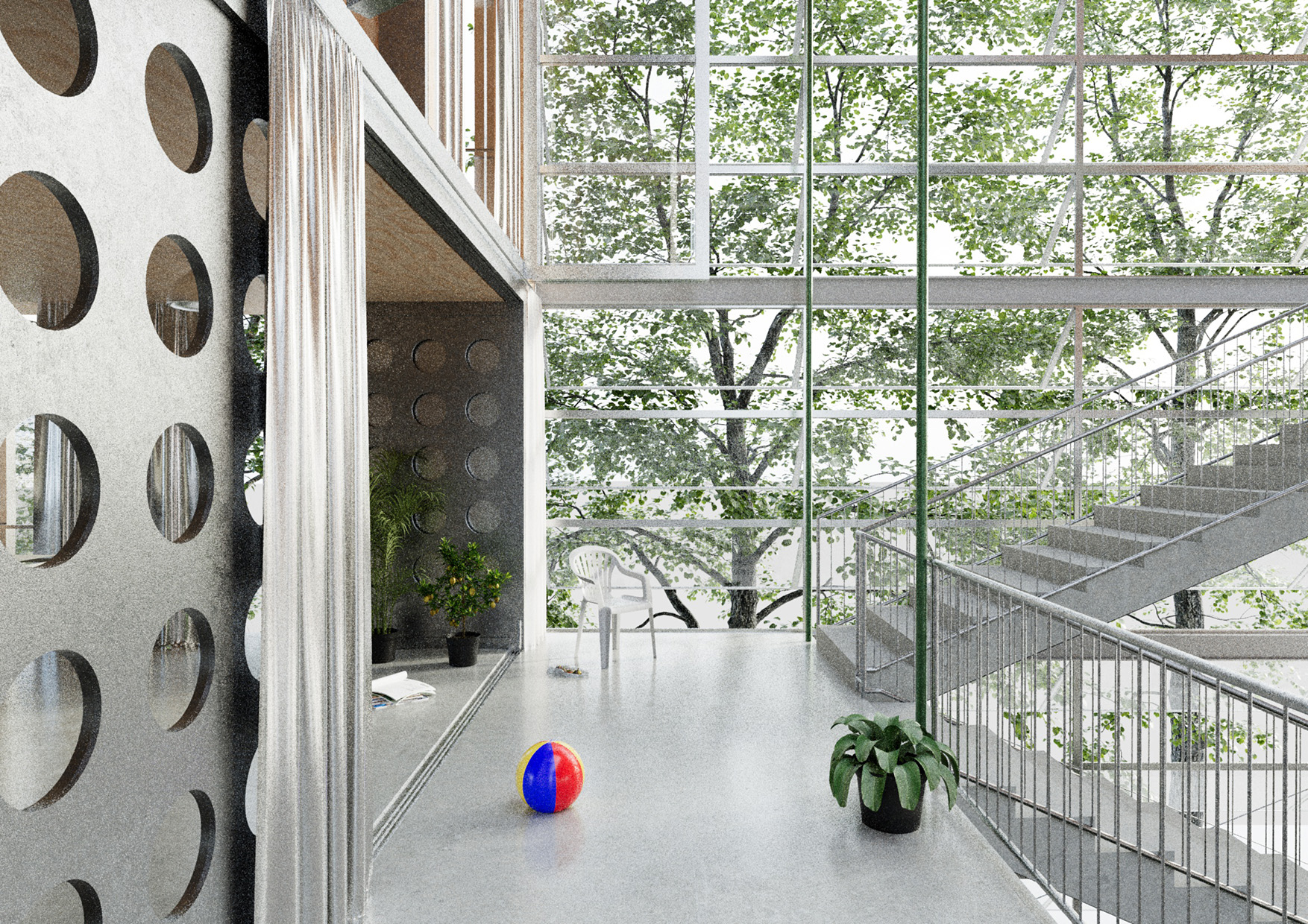 Intermediate space 1